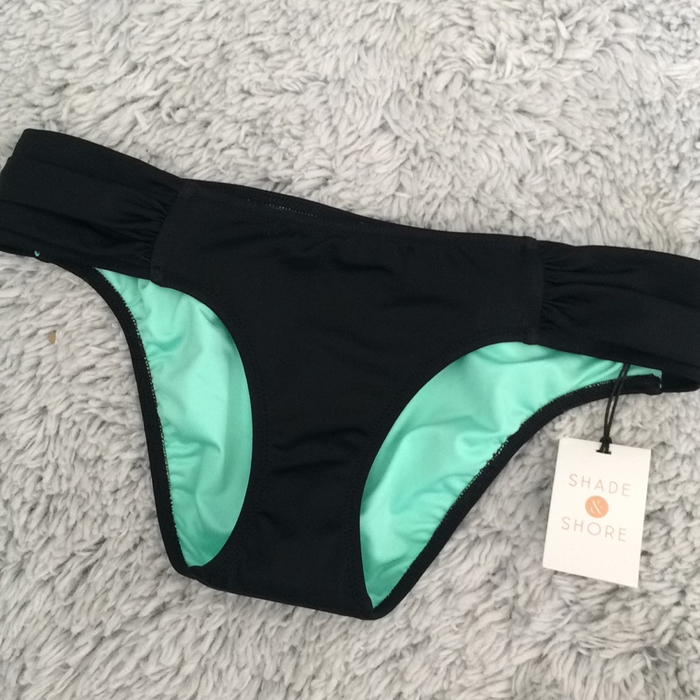 Black bathing suit bottoms
